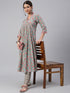 Sea Green Cotton Floral Print Kurta with Pant